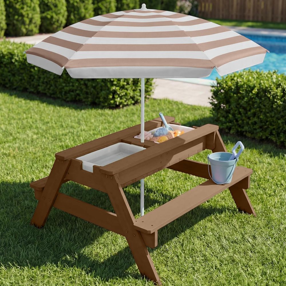 Table de pique-nique pour enfa - Kids Outdoor Umbrella avis et prix