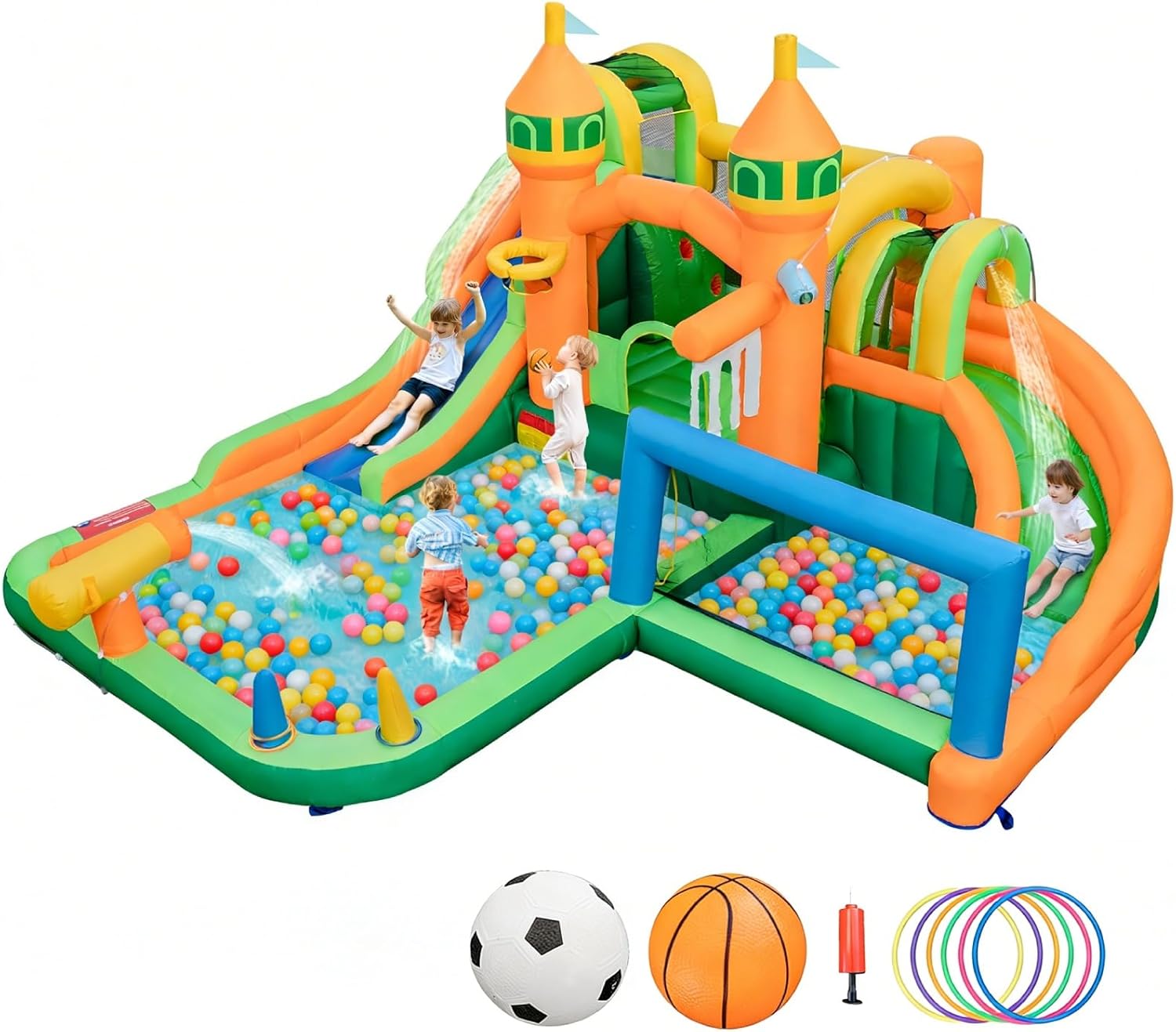 Parc aquatique gonflable 9-en- - Kids Outdoor Water Park avis et prix