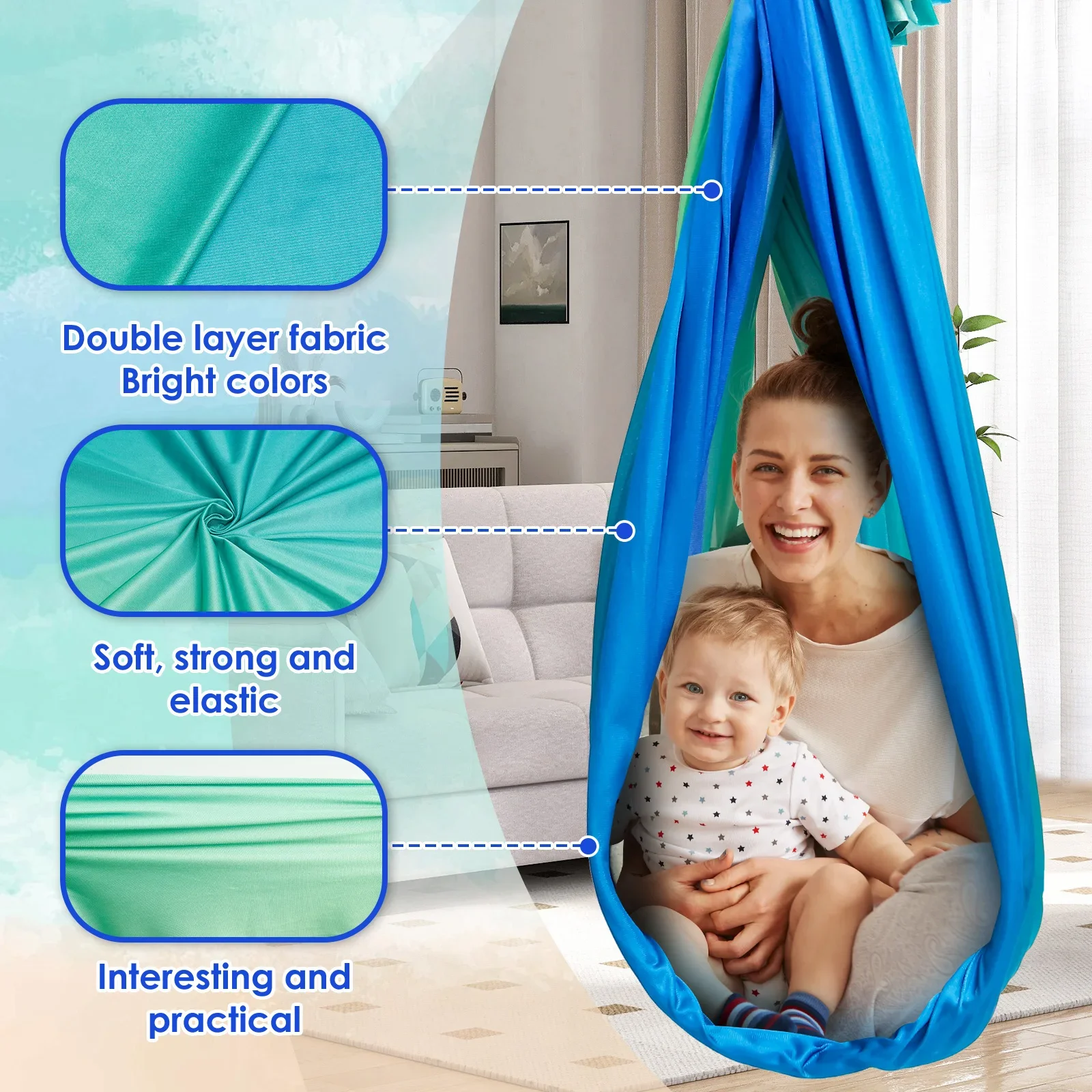 Balançoire sensorielle confort - Kids Outdoor Hammock avis et prix