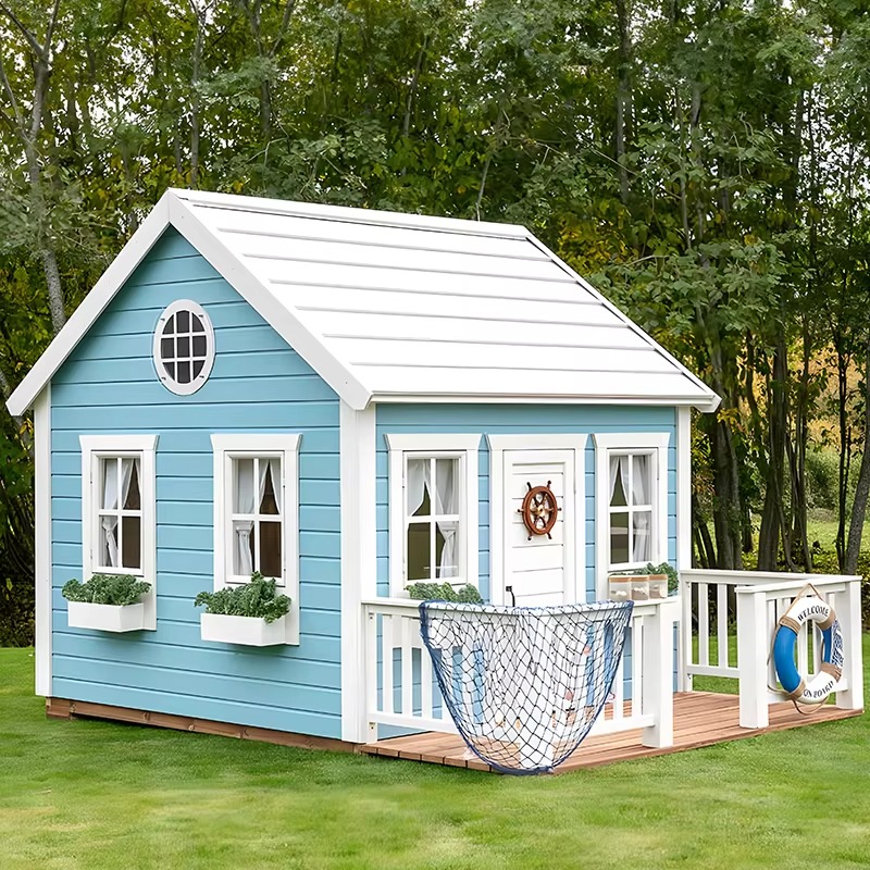 Maisonnette de jardin en bois  - Kids Outdoor Playhouse avis et prix