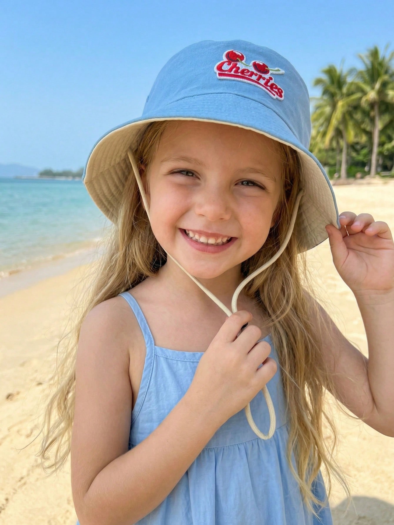 Chapeau de pêcheur rouge ceris - Kids Outdoor Hat avis et prix
